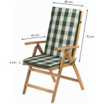 Fieldmann FDZN 9001 zelený / pruhy 110 x 45 x 5 cm – Sleviste.cz