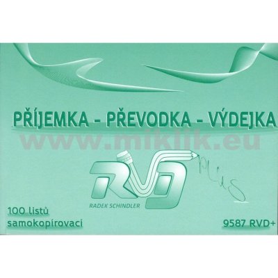RVD 9587 Příjemka - převodka - výdejka A5 NCR - 100ks