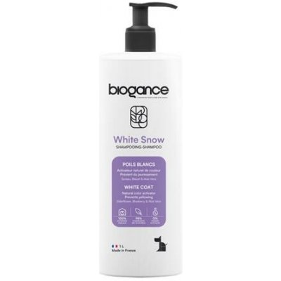 Biogance šampon White snow pro bílou světlou srst 1 l – Hledejceny.cz