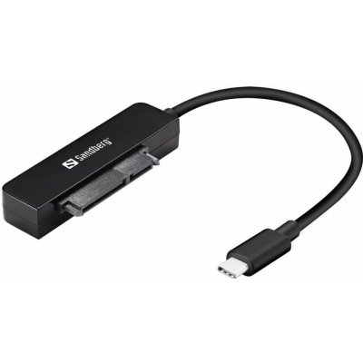 Pouzdro Sandberg konvertor USB-C na SATA USB 3.1 Gen.2, černé