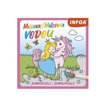 Maľovanie vodou Jednorožci