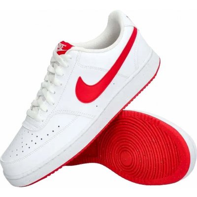 Nike Court Vision Low bílo-červená – Zboží Mobilmania