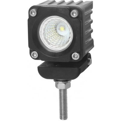 LED světlo mini čtvercové, 1x10W, 36x36mm, rozptýlený paprsek, ECE R10 – Zbozi.Blesk.cz