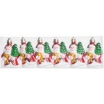 MagicHome Vánoční ozdoba 6 ks Santa na vánoční stromeček 6 cm – Hledejceny.cz