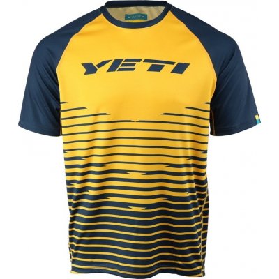 YETI krátký rukáv LONGHORN gold/navy