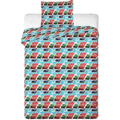 Jerry Fabrics povlečení Disney Cars blue 90 x 130 , 40 x 60 cm – Sleviste.cz