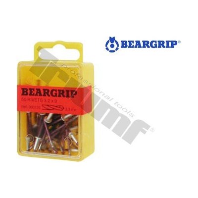 Sada nýtů, hliníková červená - Ø 2,9 x 12 mm, 50ks – Hledejceny.cz