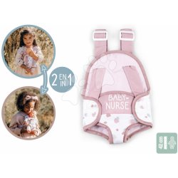 Smoby Klokanka pro 42 cm panenku Baby Carrier Natur D'Amour Baby Nurse ergonomický nosič