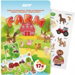 MFP 1032392 samolepková kniha farma 17 samolepek – Zboží Mobilmania