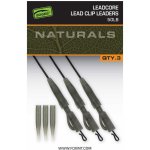 Fox Montáž Naturals Leadcore Power Grip Lead Clip Leaders 75 cm 3 ks 50 lb – Zboží Mobilmania