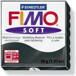Modelovací hmota fimo Staedtler Fimo Soft Polymerová hmota 56 g / 56 g černá