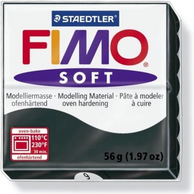 fimo Staedtler Fimo Soft Polymerová hmota 56 g / 56 g černá – Zbozi.Blesk.cz