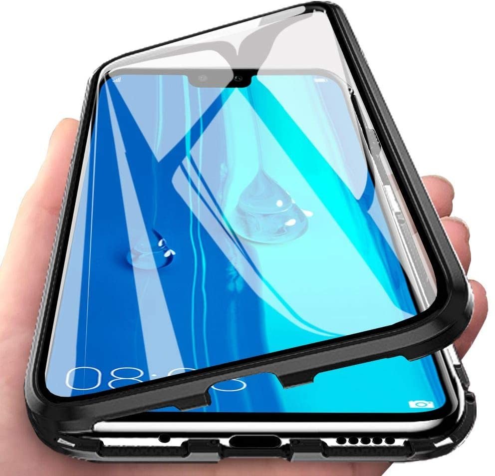Pouzdro Beweare Magnetické oboustranné s tvrzeným sklem Samsung Galaxy A22 5G - černé