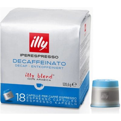 Illy Kávové kapsle IperEspresso Decaffeinated bezkofeinová káva 18 ks – Hledejceny.cz