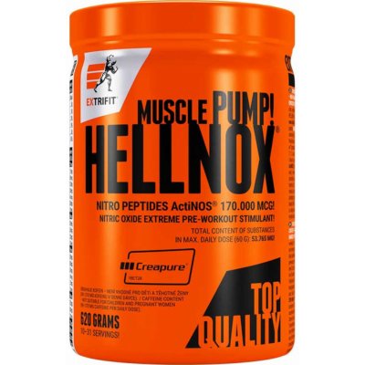 Extrifit Hellnox předtréninkový stimulant 620 g Extrifit Hellnox 620 g: Višeň