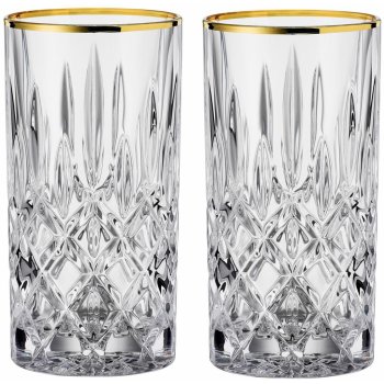 Nachtmann Křišťálové sklenice na Longdrink Noblesse Gold 2 x 375 ml od 509  Kč - Heureka.cz