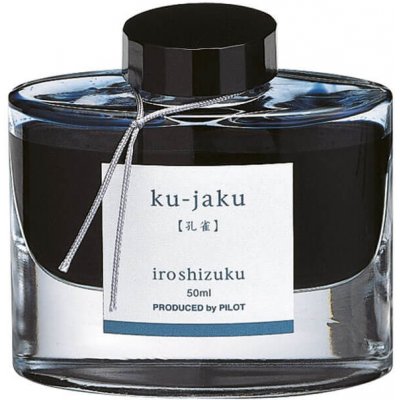 Pilot Iroshizuku Ku-Jaku Peacock lahvičkový inkoust LP-1130-KJ – Zboží Dáma