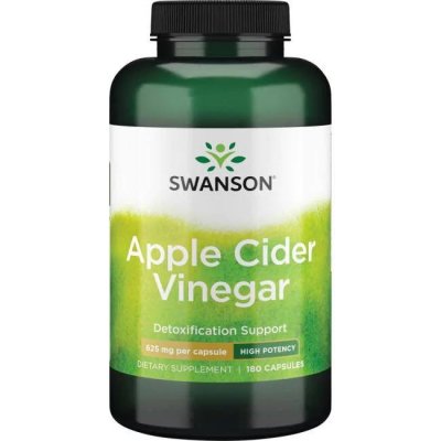 Swanson Apple Cider Vinegar jablečný ocet 1250 mg 180 kapslí