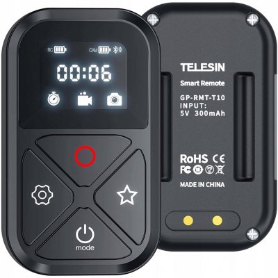 Telesin T10 Bluetooth dálkový ovladač na GoPro Hero 9 / 8 GP-RMT-T10 – Zboží Živě