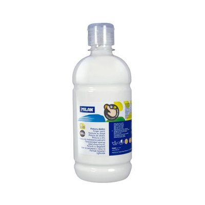 barva prstová Milan 500 ml bílá – Zboží Mobilmania