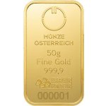 Münze Österreich zlatý slitek 50 g – Zboží Dáma