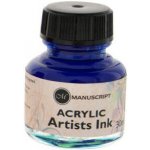 Manuscript Kaligrafický inkoust modrý 30 ml – Zboží Živě