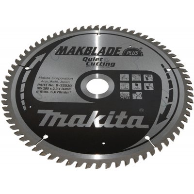 Makita pilový kotouč 260x30mm 70T=oldB-04597 B-08707