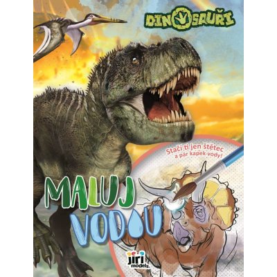 Jiri Models Maluj vodou A4 Dinosauři 3775-8 – Zboží Mobilmania