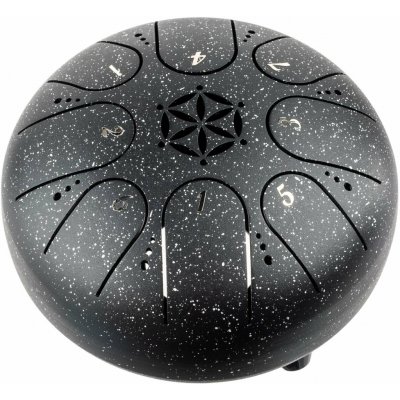 Shamann 5" 8 Notes C5 Major Spackle Black Tongue Drum – Zboží Dáma