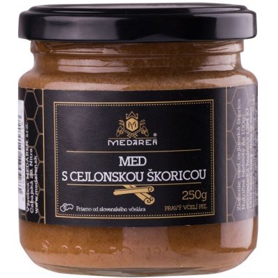Medáreň Med s cejlonskou skořicí 250 g – Zboží Dáma