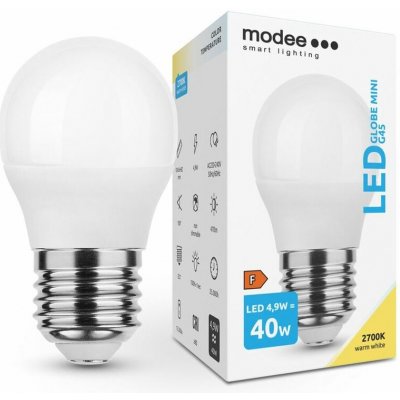 Modee E27 4,9W mini globe LED teplá 2700K – Zboží Živě