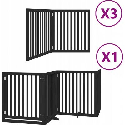 Dřevěný plot VidaXL 90 x 800 x 2 cm – Hledejceny.cz
