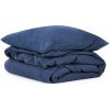 Povlečení Tom Linen Lněné povlečení Navy Washed 140x220 70x50