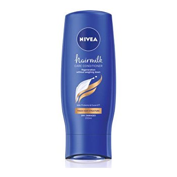 Nivea Hairmilk pečující kondicionér pro silné a nepoddajné vlasy 200 ml