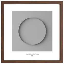 Idealform Poster no. 2 Circle shadow Barva: Silver grey, S textem: S textem