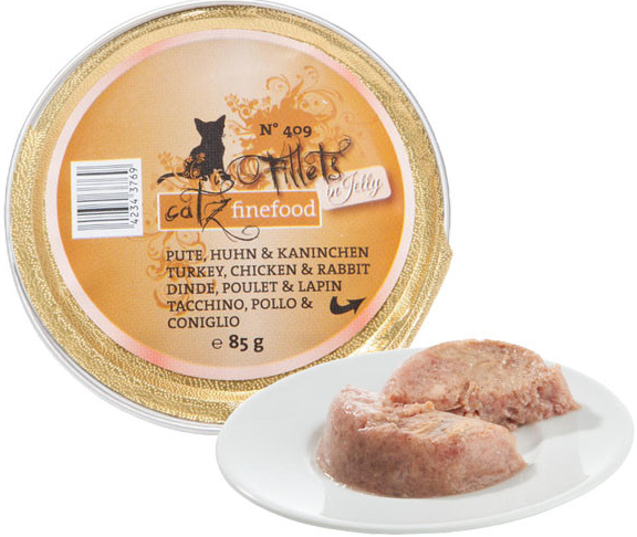 Petnature CF Fillets No.409 krůtí kuřecí & králičí 85 g