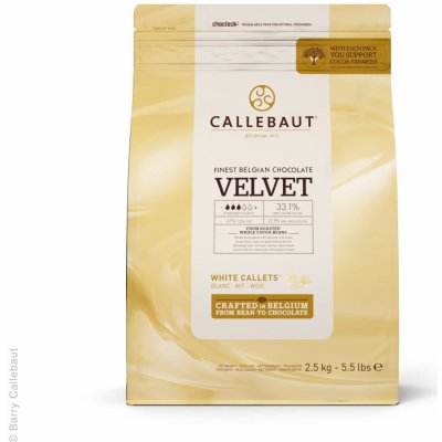 Callebaut VELVET bílá 32% 2,5 kg – Sleviste.cz