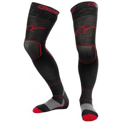 ALPINESTARS LONG MX nadkolenky black red – Sleviste.cz