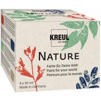 Sada přírodních ekologických barev NATURE KREUL / 4 ks – Zboží Mobilmania