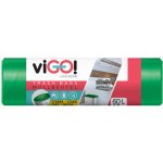 viGO Sáčky 60L 30µm 10ks zelené – Zboží Dáma