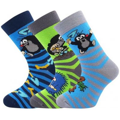Boma ponožky dětské Krtek obrázkové chlapecké (3 páry) – Zboží Dáma