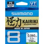 Shimano Šňůra Kairiki 8 150m 0,16mm 10,3kg zelená – Zboží Mobilmania