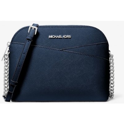 Michael Kors dámská kožená kabelka crossbody Jet Set Travel Medium Dome modrá – Hledejceny.cz