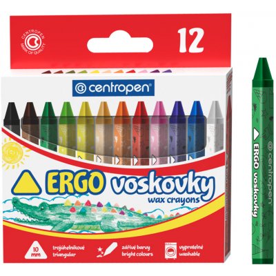 Centropen trojhranné voskovky 12 ks 9531 – Hledejceny.cz
