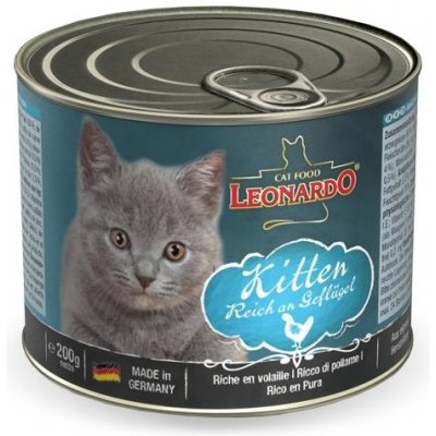 Leonardo Kitten Selection Quality drůbež 12 x 200 g