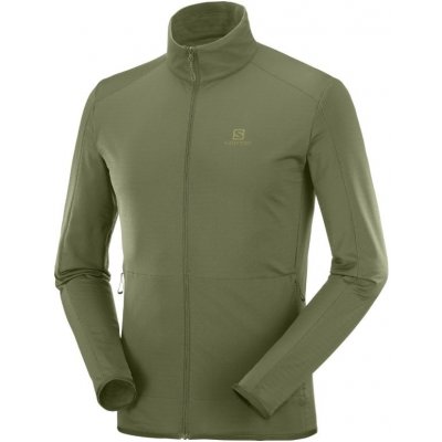 Salomon Outrack Full Zip Midlayer M olive night LC1541800