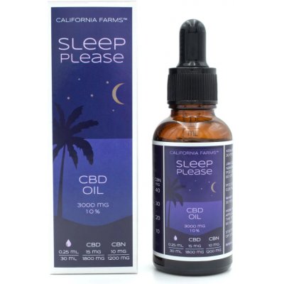 California Farms Sleep please Olej 3000 mg 30 ml – Hledejceny.cz