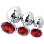 Hot Imagine Sada ocelových análních kolíků Red – Zboží Dáma