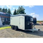 Debon C700 ALU černý – uzavřený skříňový přívěs