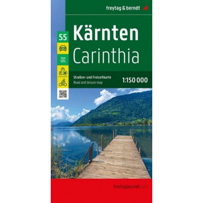 Korutany 1:150 000 / automapa a mapa volného času – Zbozi.Blesk.cz